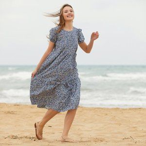 100% Turkish Premium Cotton Boho Summer Style Maxi